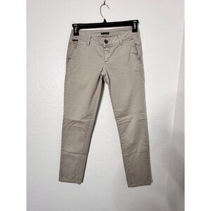 Sisley London Men's 27x29 Comfort Fit Khaki Chino Pants Cotton Blend Low Rise